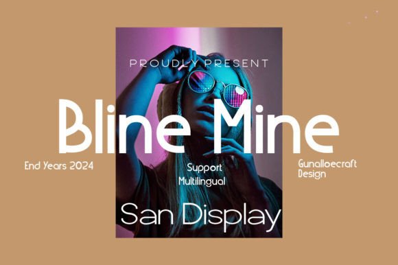 Blind Mine: Bold Typography for Modern Design