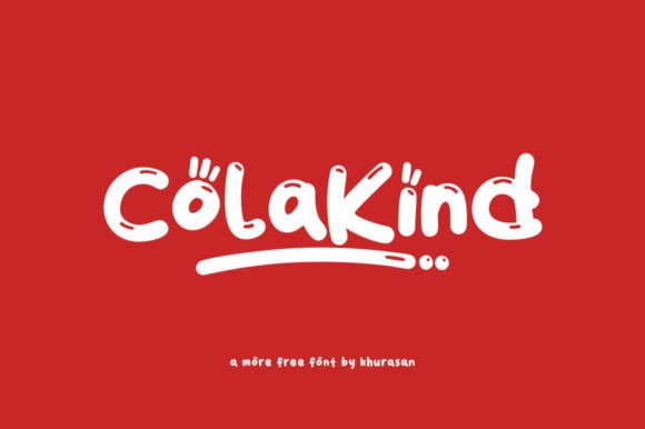 Colakind: A Modern Display Font for Creative Designs