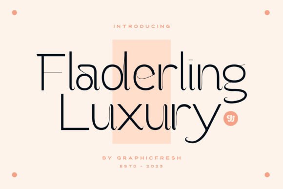 Fladerling: How a Cherry Stem-Inspired Font Elevates Modern Branding
