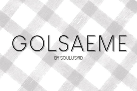 Golsaeme Typeface: Evaluating a Bold Calligraphic Font for Design Projects
