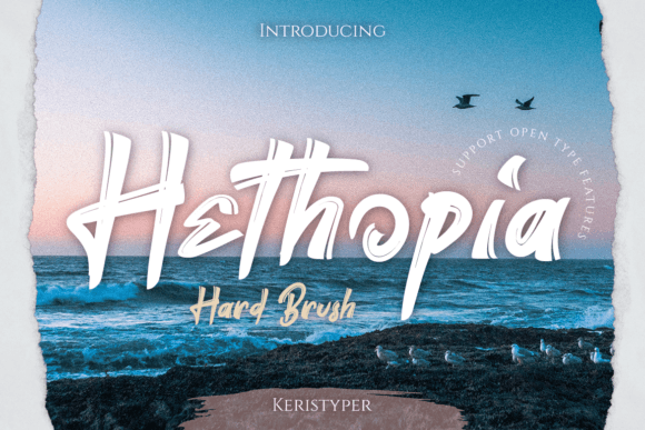Hethopia: Bold Brush Grunge Font Guide