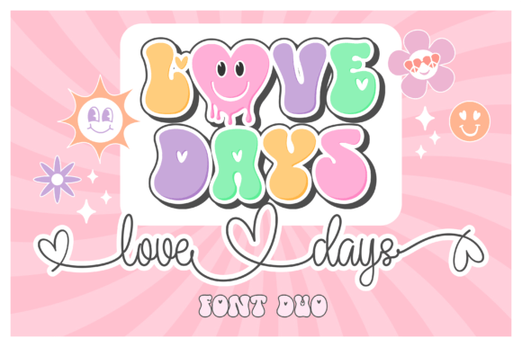Love Days: Retro Typography for Modern Design