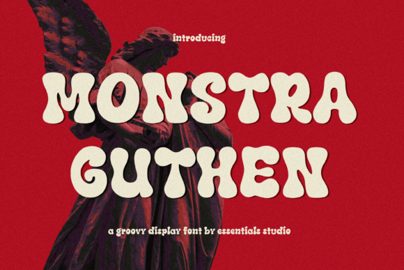 Monstra Guthen: Elevating Visual Identity with a Modern Groovy Display Font