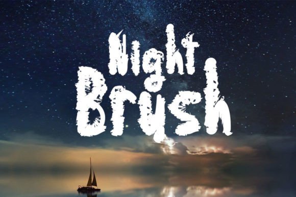 Night Brush: Evaluating a Modern Display Font for Creative Projects