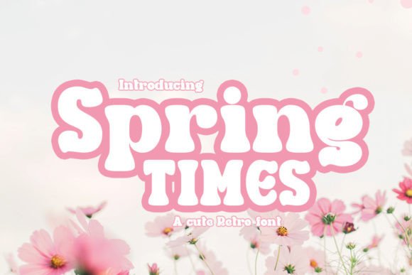 Spring Times: A Playful Retro Display Font