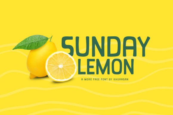 Sunday Lemon: A Modern, Cute Display Font