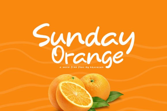 Sunday Orange: A Modern Display Font
