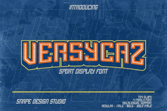 Versycaz: The Bold Sports Font for Impact